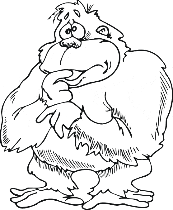 baboon coloring pages - photo #42