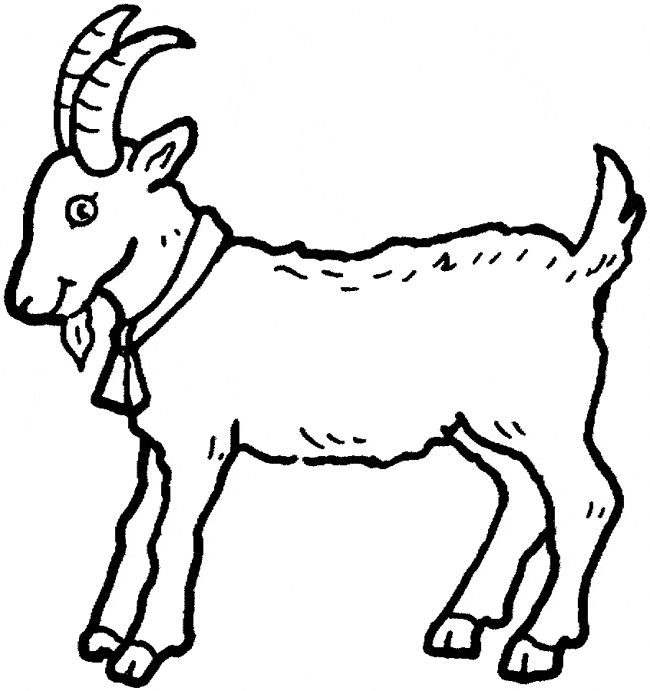 g for goat coloring pages - photo #8