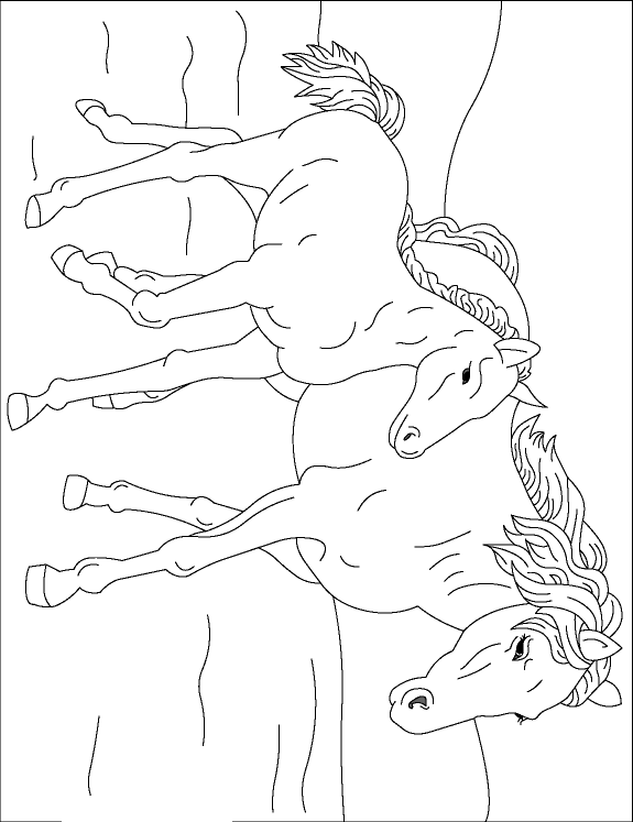 quarter horse coloring pages printable - photo #44