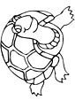 printable turtle coloring page