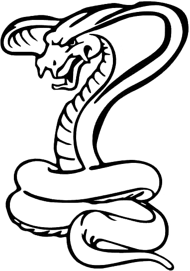 free Viper coloring page