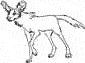 African Wild Dog coloring page