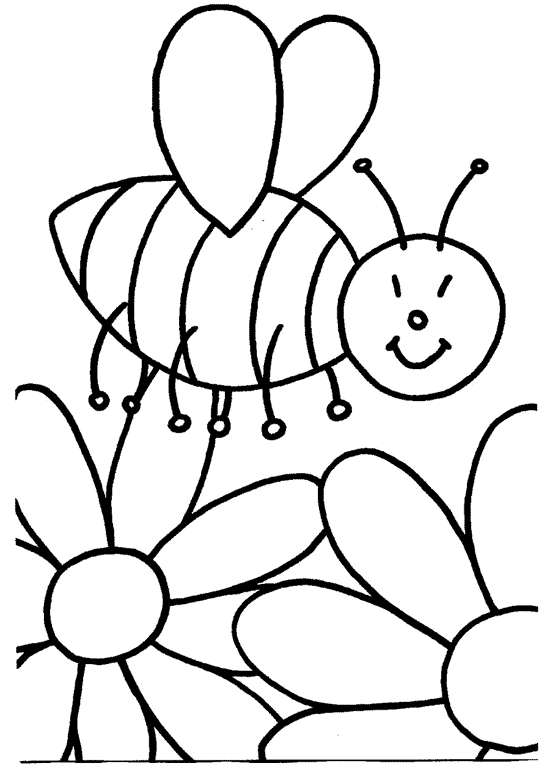 free Africanized bee coloring