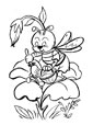 Africanized bee coloring pages