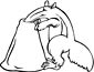 Anteater coloring page