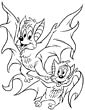 Bat coloring page