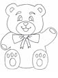 Bear coloring page