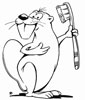 Beaver coloring page