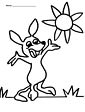 Bilby coloring page