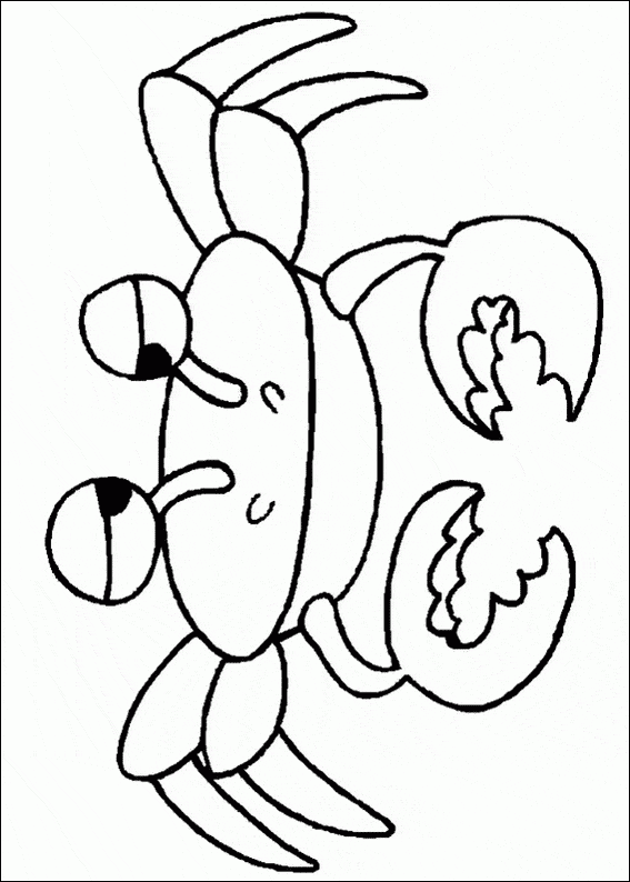 Blue Crab coloring page