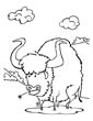 Buffalo coloring page