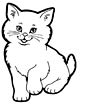 cat coloring page