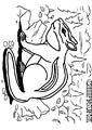 Chipmunk coloring page