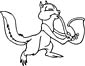 Chipmunk coloring page