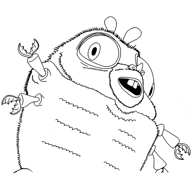 free Cockroach coloring page