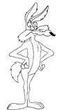 Coyote coloring page