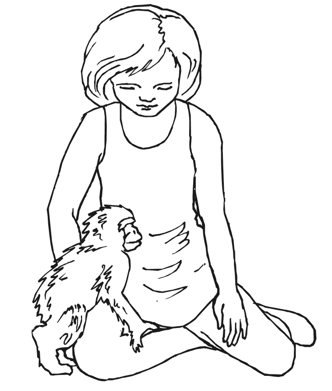 free Cuscus coloring page