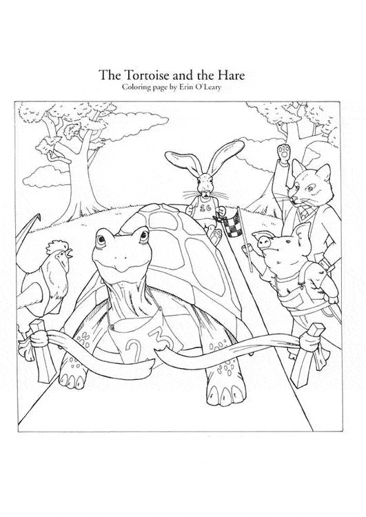 free Desert Tortoise coloring page