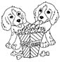 Dog coloring page