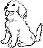 Dog coloring page