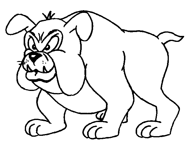 free Dog coloring page