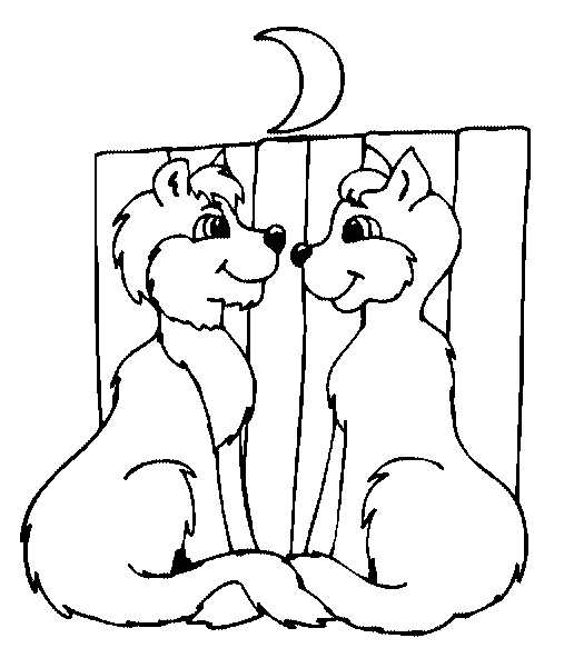free Dog coloring page
