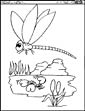 Dragonfly coloring page