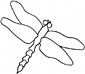 Dragonfly coloring page