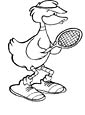 Duck coloring page