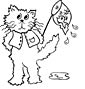 Fishing Cat coloring page