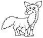 Fox coloring page