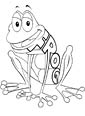 Frog coloring page