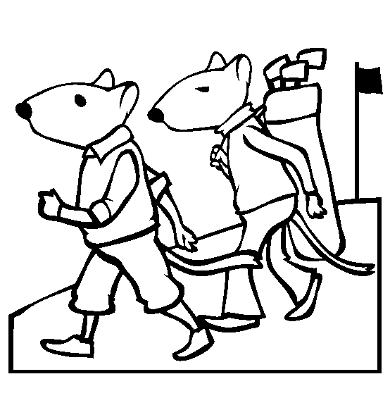 free Gerbil coloring page