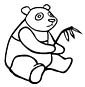 Giant Panda coloring page