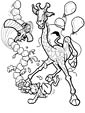 Giraffe coloring page