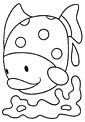 Goldfish coloring page