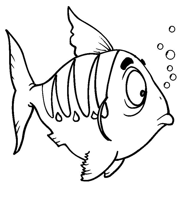 free Goldfish coloring page