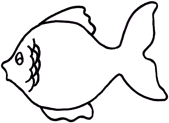 free Goldfish coloring page