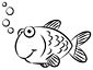 Goldfish coloring page