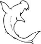 Hammerhead Shark coloring page