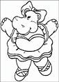 Hippopotamus coloring page