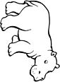 Hippopotamus coloring page