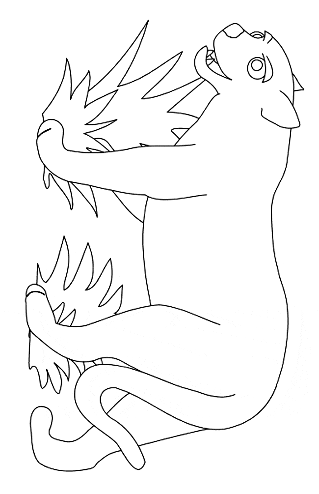 Download Jaguar coloring page - Animals Town - Free Jaguar color sheet