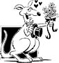 Kangaroo coloring page