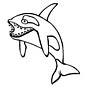 Killer Whale coloring page