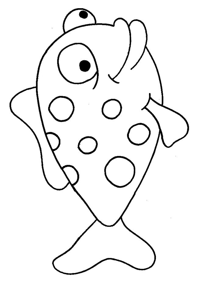 free Killifish coloring page