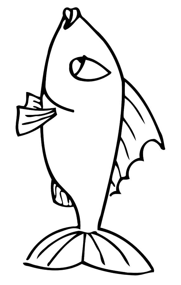 free Killifish coloring page