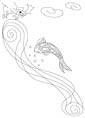 Koi coloring page