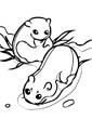 lemming coloring page