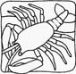 Lobster coloring page